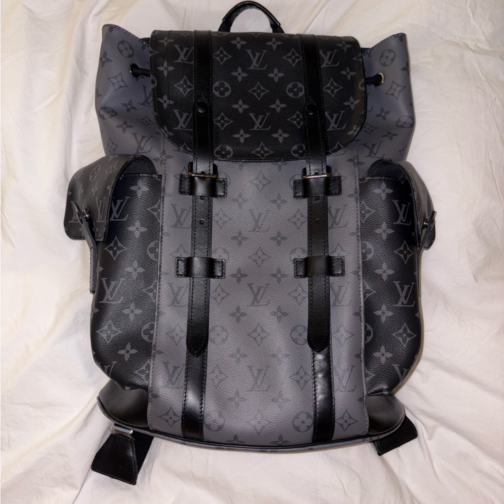Louis Vuitton Gray Monogram Men's Backpack